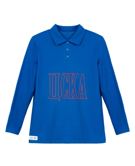 Поло унисекс с длинным рукавом ДНК ЦСКА