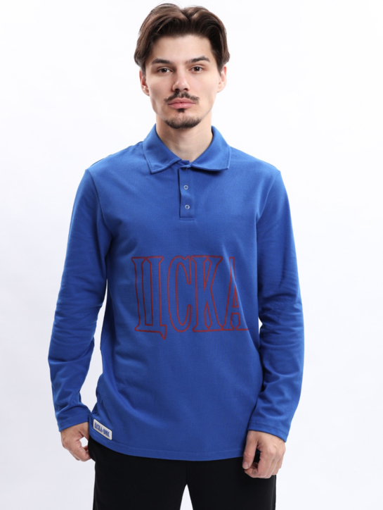 Поло унисекс с длинным рукавом ДНК ЦСКА