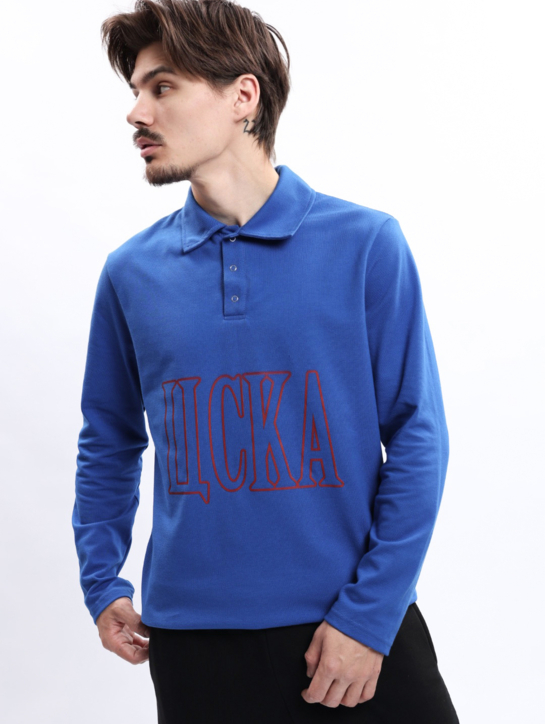 Поло унисекс с длинным рукавом ДНК ЦСКА