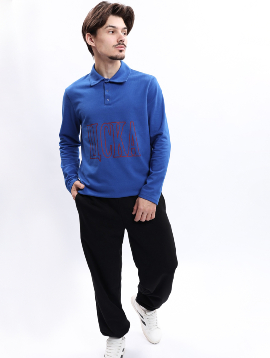 Поло унисекс с длинным рукавом ДНК ЦСКА