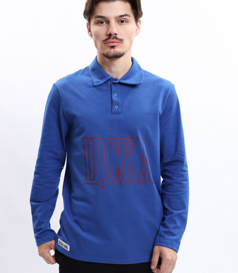 Поло унисекс с длинным рукавом ДНК ЦСКА