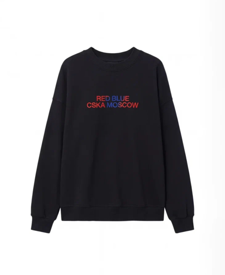 Свитшот унисекс КРАСНО-СИНИЙ