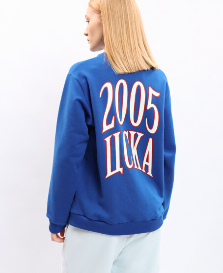 Свитшот унисекс DNK ЦСКА 2005 синий