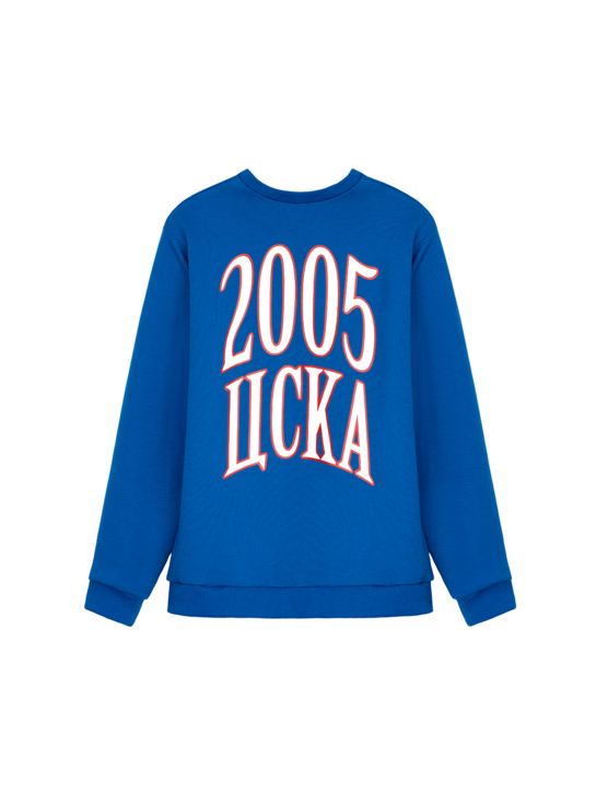 Свитшот унисекс DNK ЦСКА 2005 синий