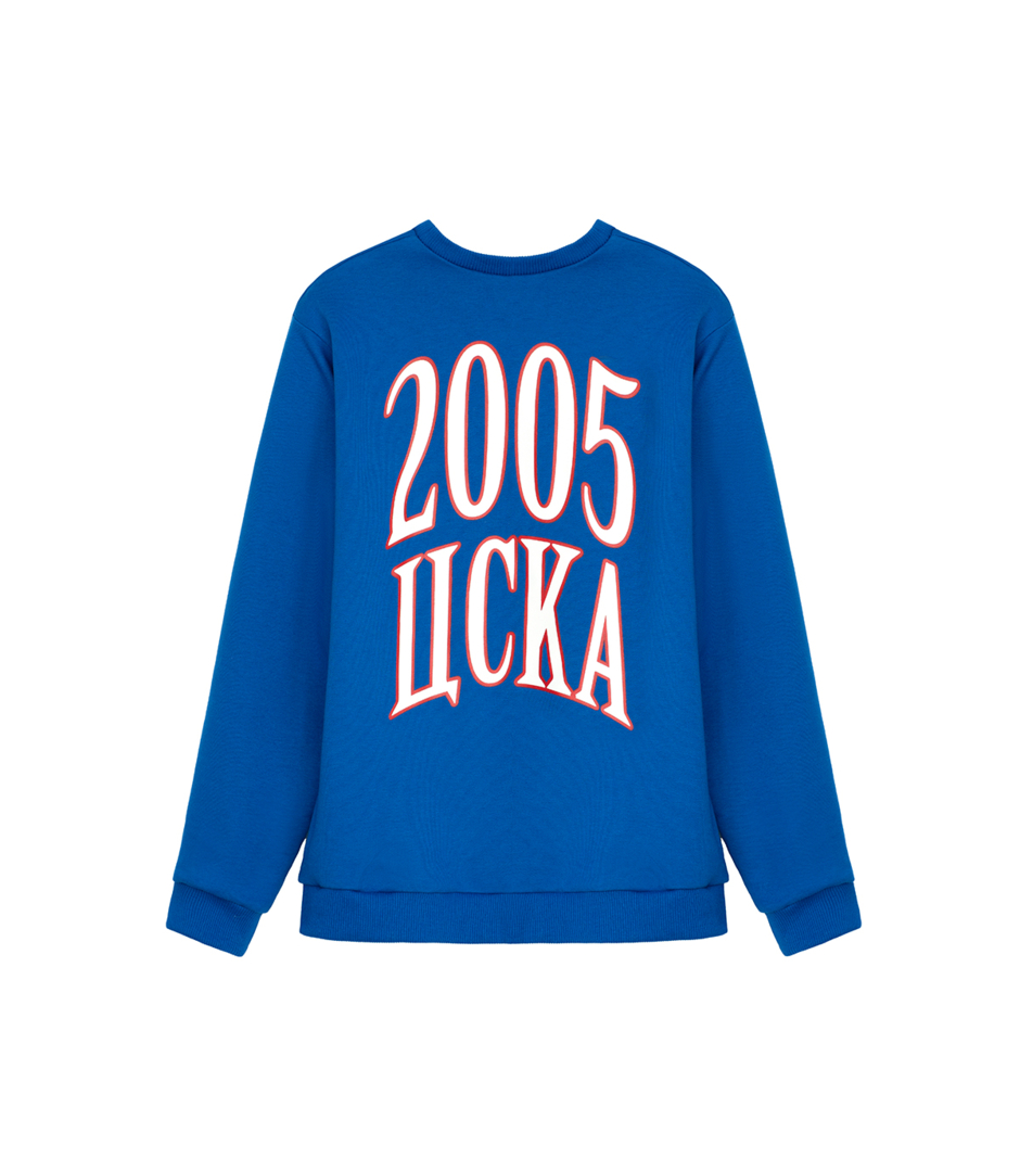 Свитшот унисекс DNK ЦСКА 2005 синий