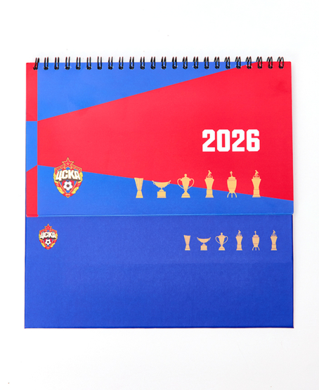 Календарь настольный, ПФК ЦСКА 2026