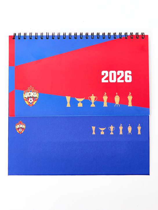 Календарь настольный, ПФК ЦСКА 2026