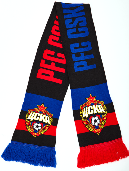 Шарф вязаный PFC CSKA