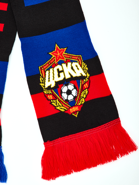 Шарф вязаный PFC CSKA