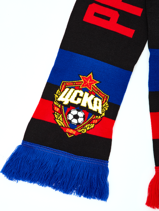Шарф вязаный PFC CSKA