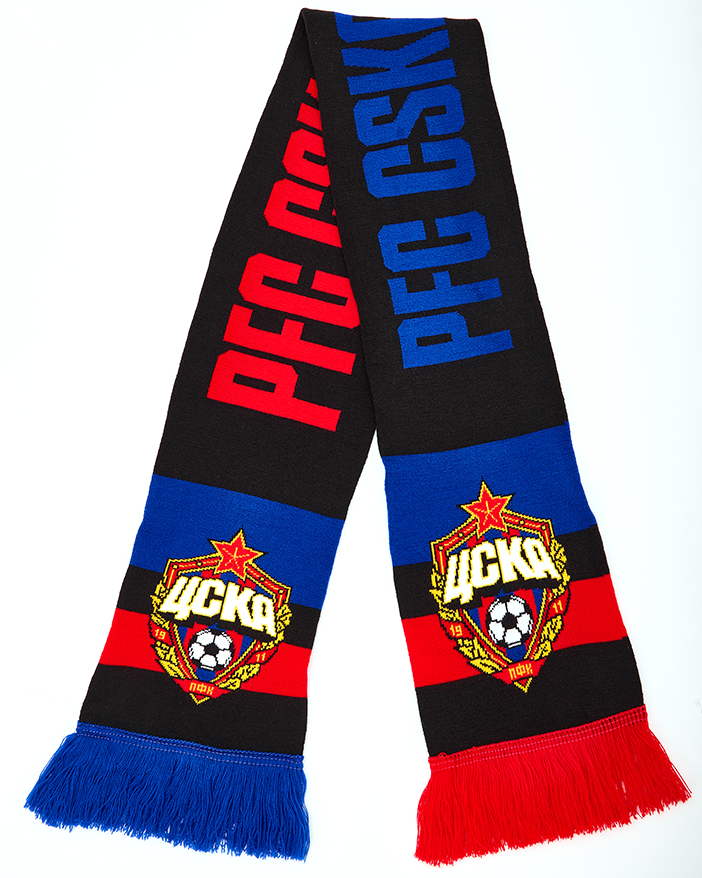 Шарф вязаный PFC CSKA