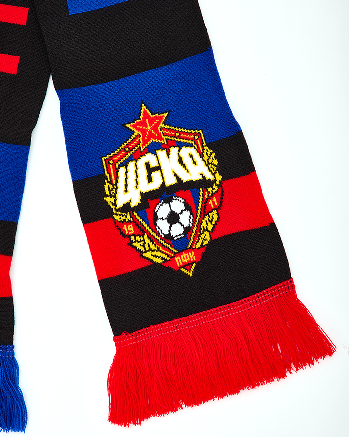 Шарф вязаный PFC CSKA