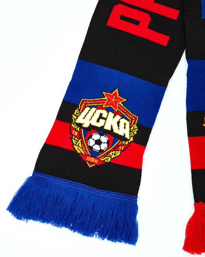Шарф вязаный PFC CSKA