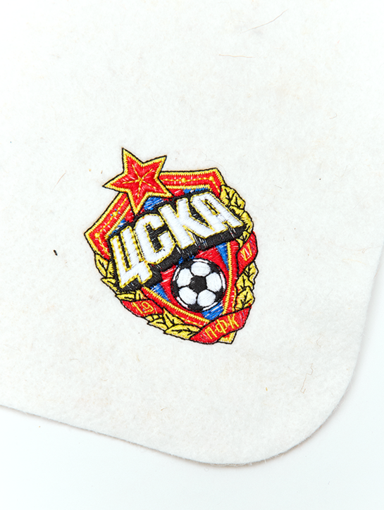 Набор банный Герб ЦСКА, белый