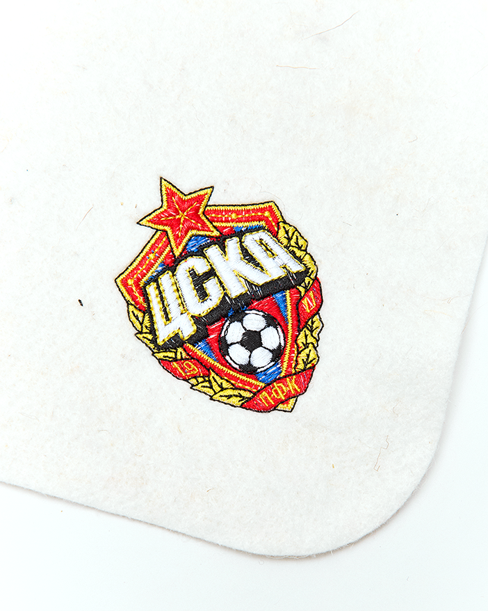 Набор банный Герб ЦСКА, белый