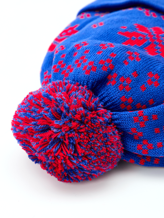 Шапка подростковая ПФК ЦСКА Снежинки