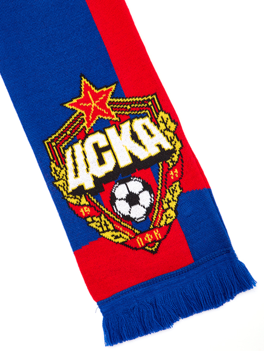 Шарф вязаный ЦСКА МОСКВА