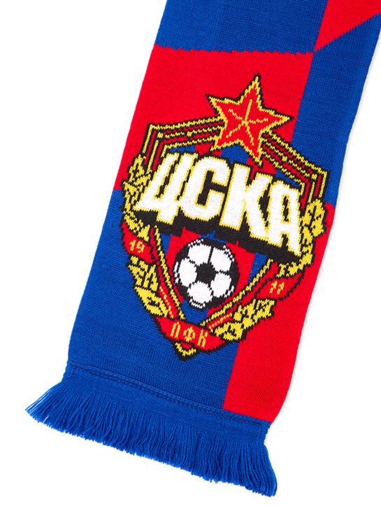 Шарф вязаный ЦСКА МОСКВА