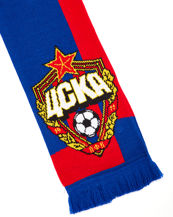 Шарф вязаный ЦСКА МОСКВА