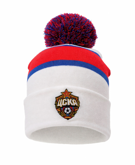 Шапка вязаная Герб ЦСКА