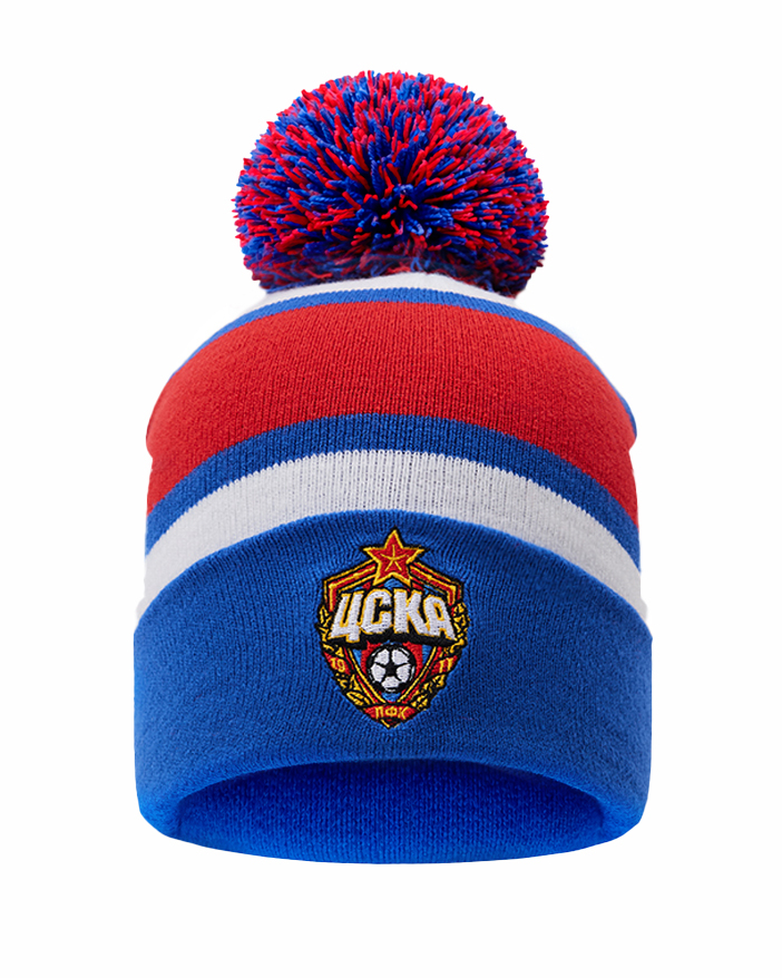 Шапка вязаная Герб ЦСКА