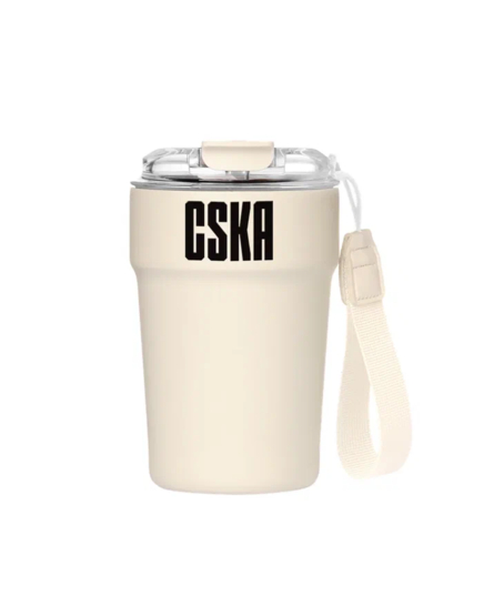 Термокружка CSKA, бежевый