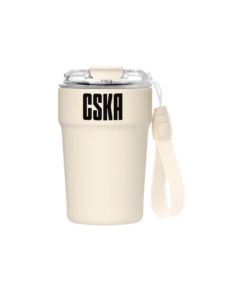 Термокружка CSKA, бежевый