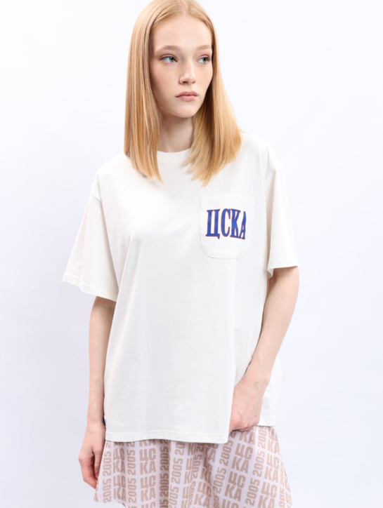 Футболка с карманом ДНК ЦСКА