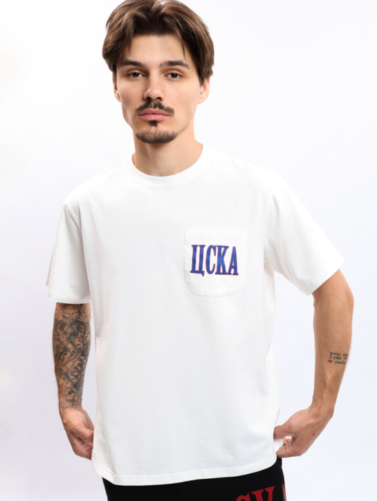 Футболка с карманом ДНК ЦСКА