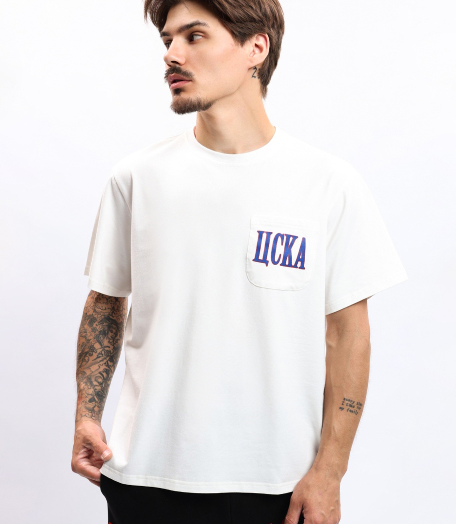 Футболка с карманом ДНК ЦСКА