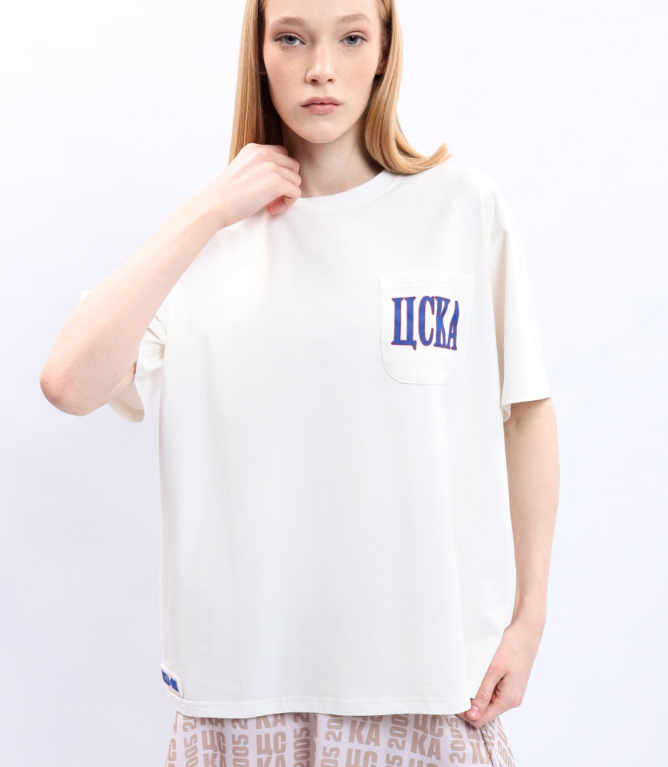 Футболка с карманом ДНК ЦСКА