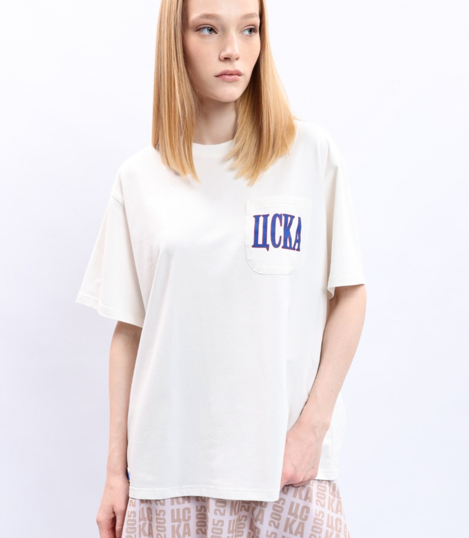 Футболка с карманом ДНК ЦСКА