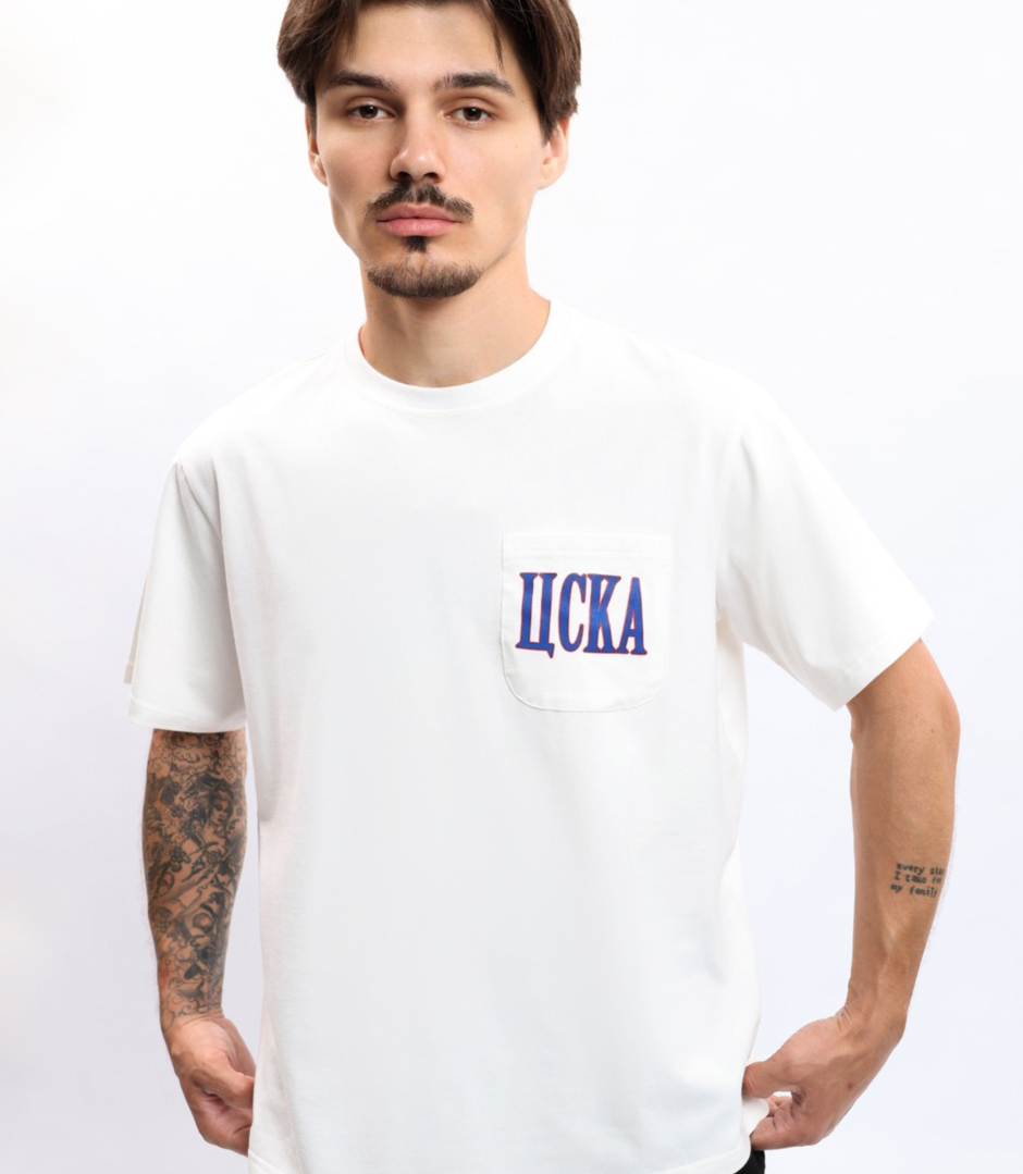Футболка с карманом ДНК ЦСКА