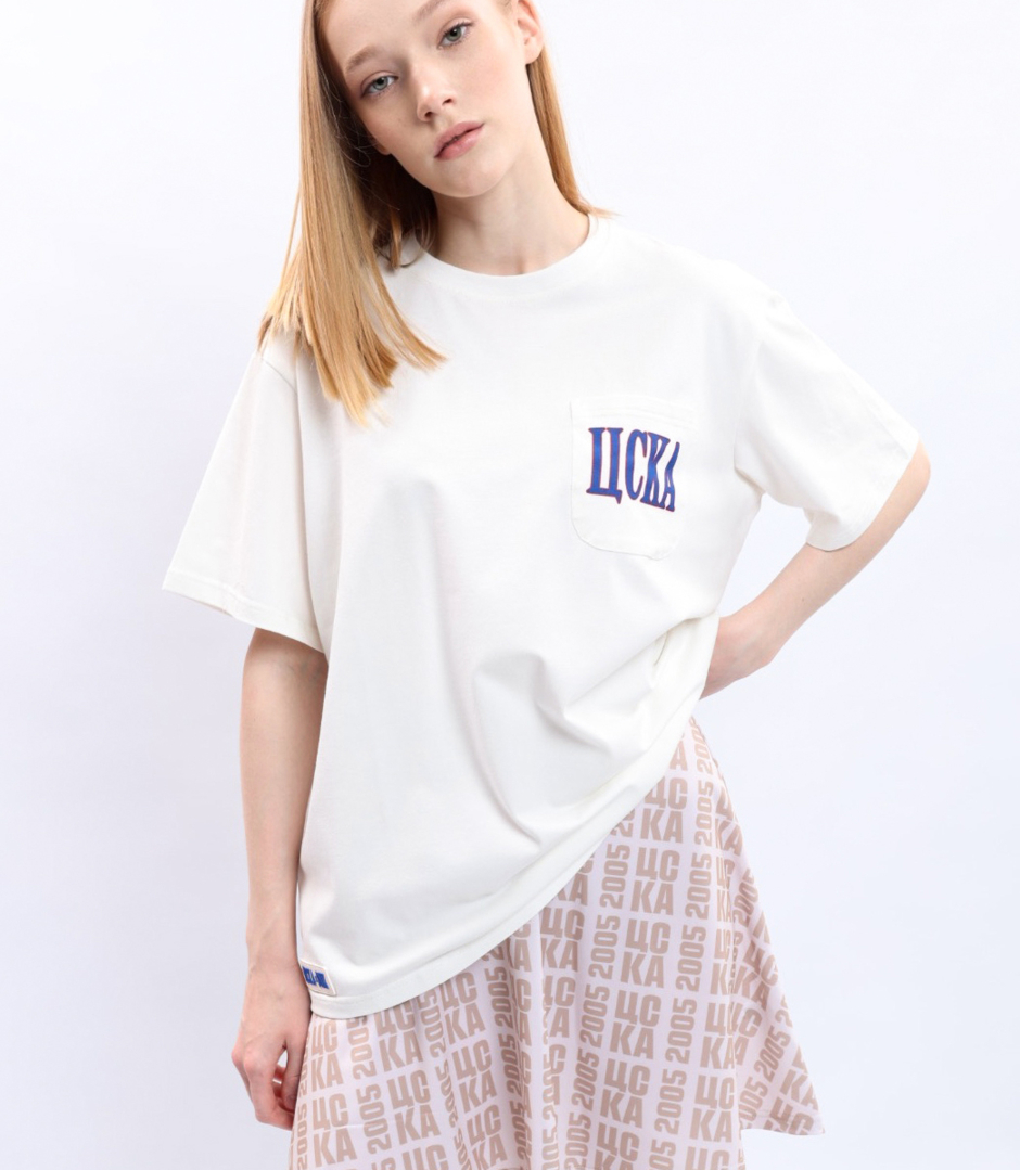 Футболка с карманом ДНК ЦСКА