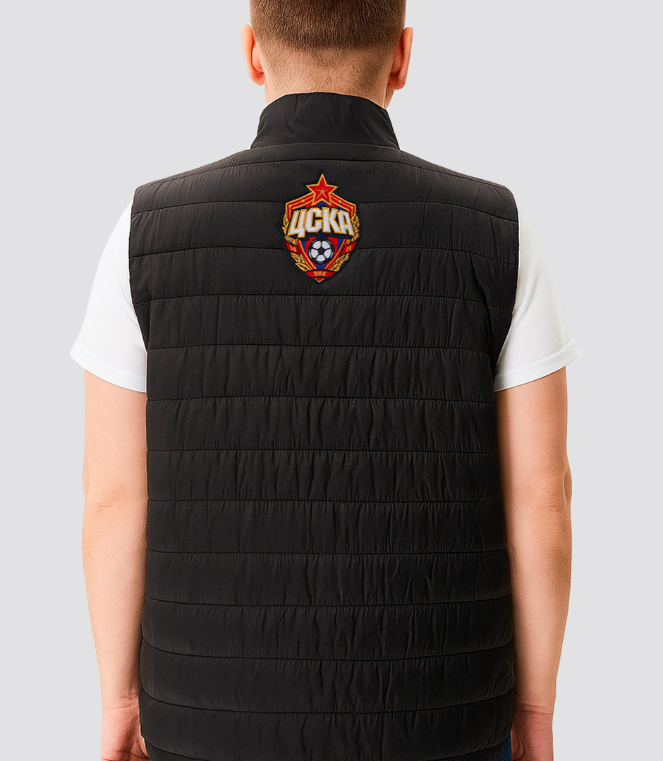 Жилет утепленный унисекс Герб ЦСКА