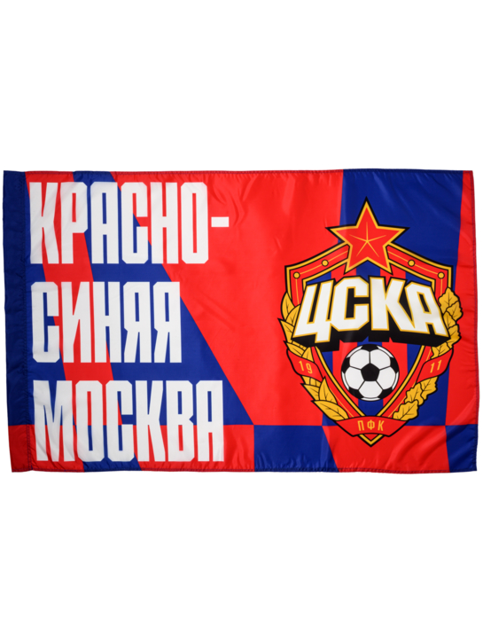 Флаг красно-синяя Москва