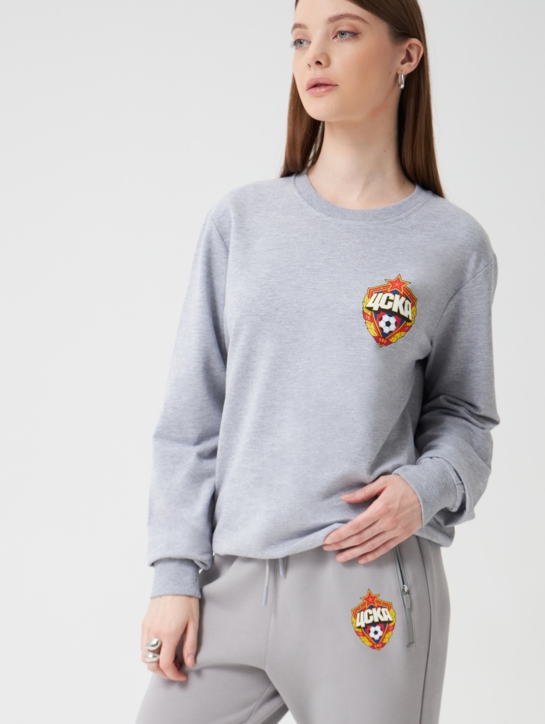 Брюки спортивные Герб ЦСКА, серые