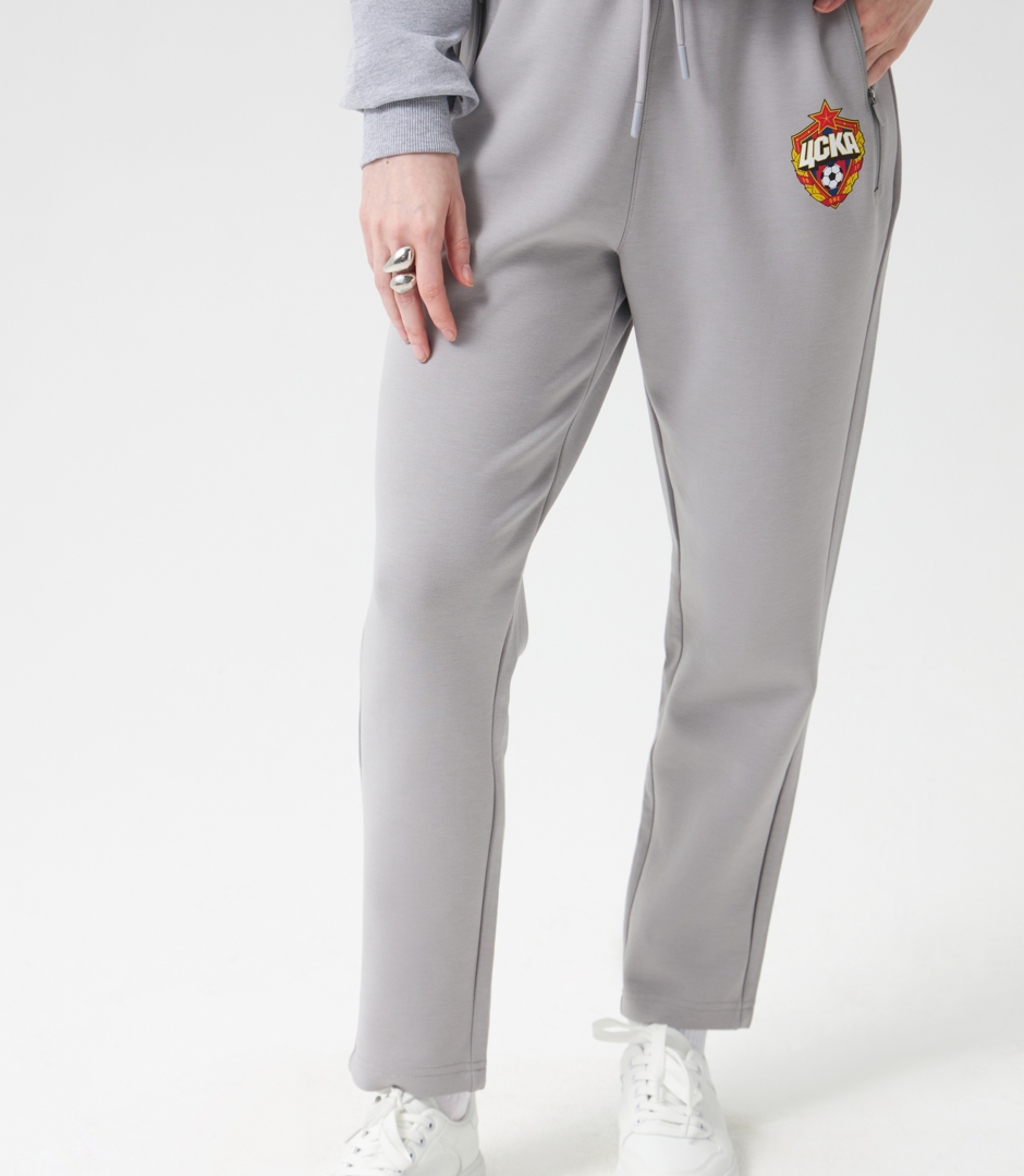 Брюки спортивные Герб ЦСКА, серые