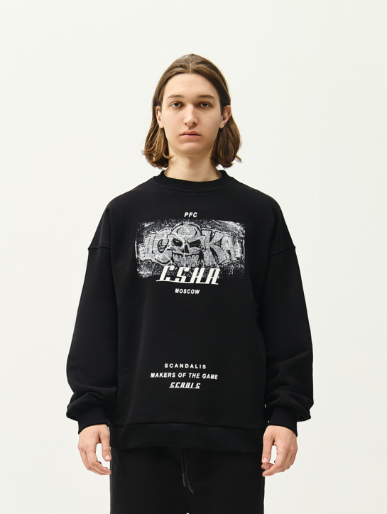 Свитшот SCANDALIS ПФК ЦСКА Череп