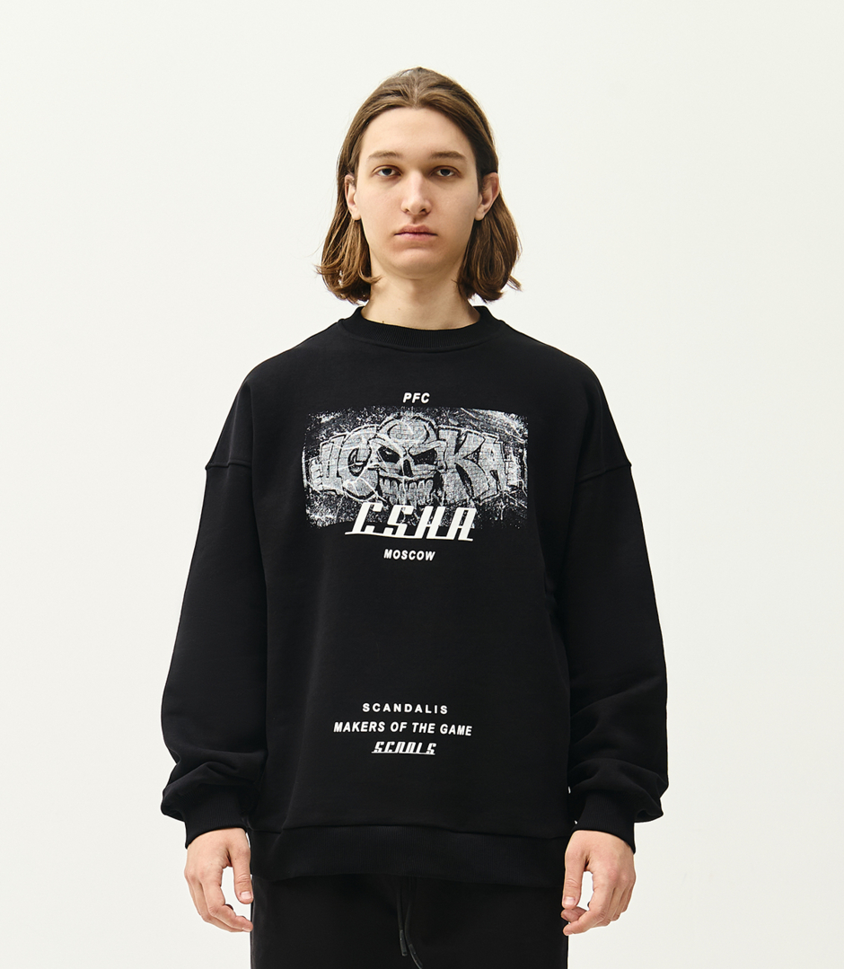 Свитшот SCANDALIS ПФК ЦСКА Череп